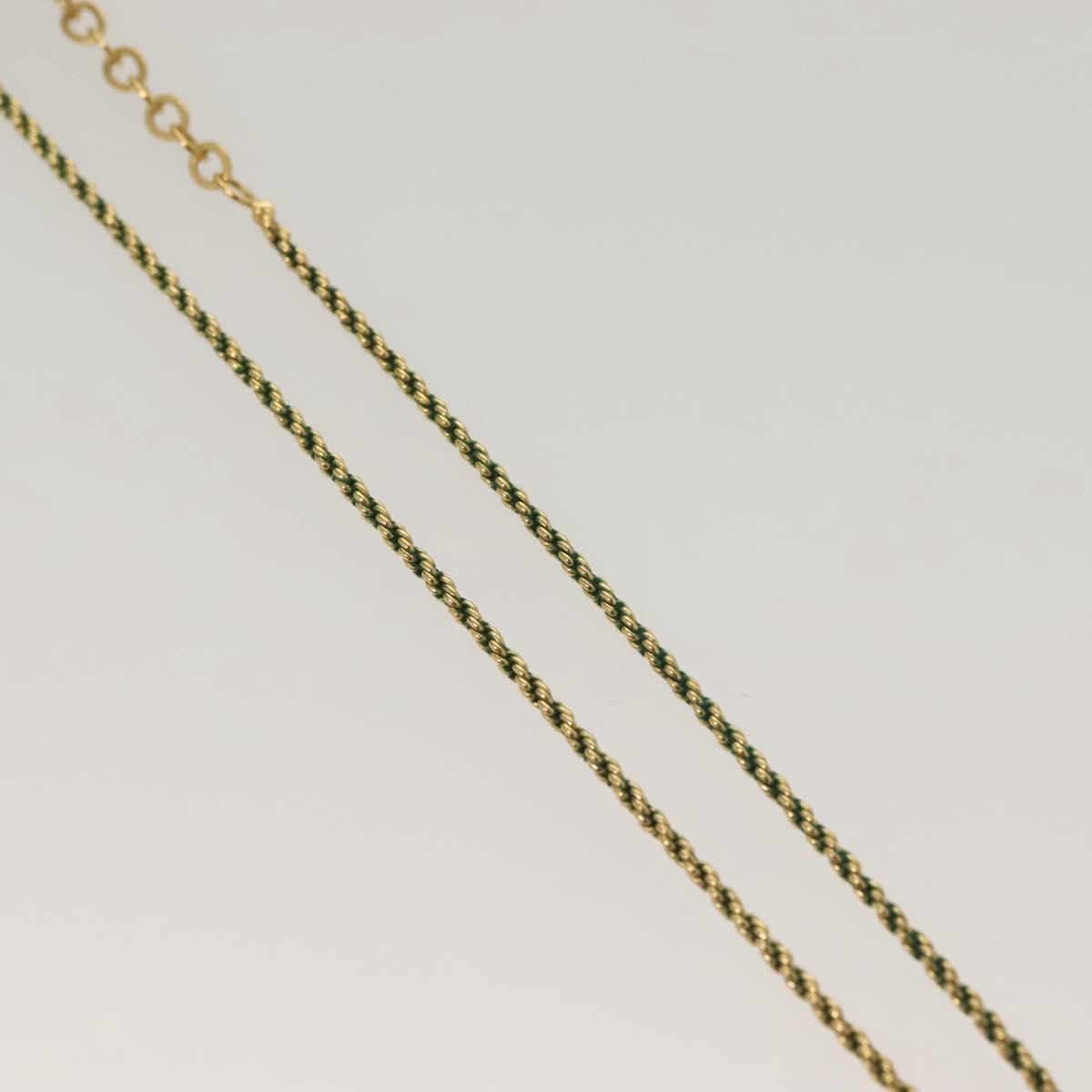 Christian Dior CD Pendant Necklace Metal, GOLD, METAL, Necklace