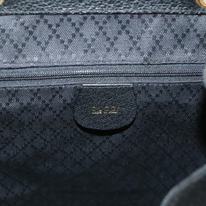 Gucci Bamboo Tassel Backpack Suede, BLACK, SUEDE, Backpack