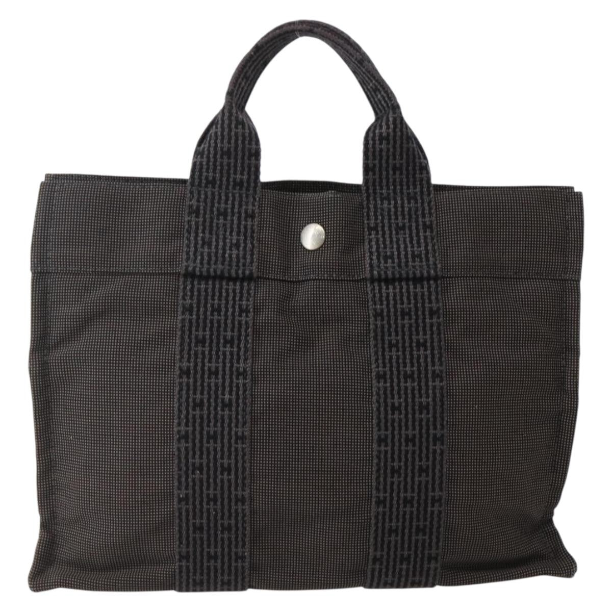 Hermes Fourre-tout Herline Fourre-tout Herline, GRAY, CANVAS, Tote bag