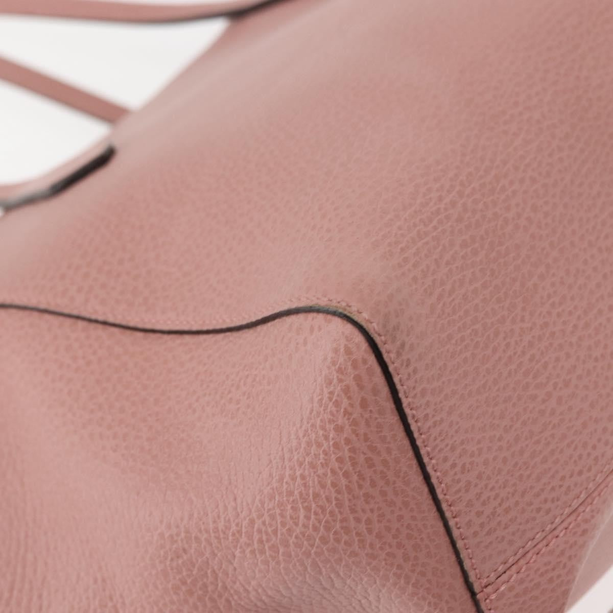 Gucci Swing Tote Leather, PINK, LEATHER, Tote bag