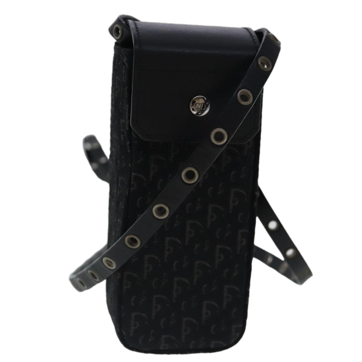 Christian Dior Vintage Trotter Pouch Diorissimo Canvas, BLACK, CANVAS, Clutche & pouche