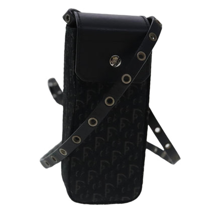 Christian Dior Vintage Trotter Pouch Diorissimo Canvas, BLACK, CANVAS, Clutche & pouche
