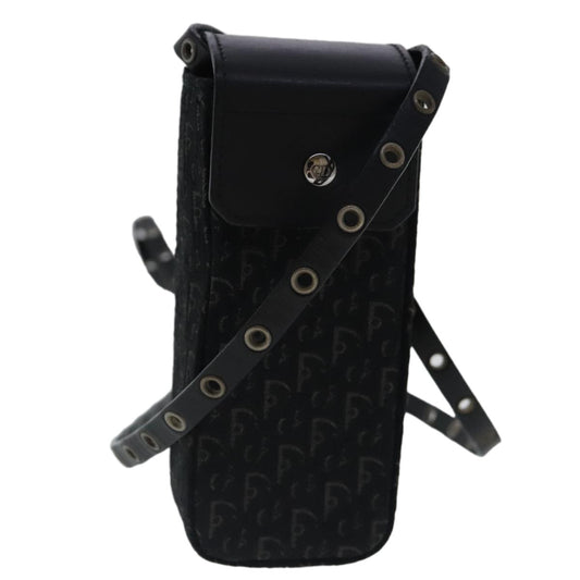 Christian Dior Vintage Trotter Pouch Diorissimo Canvas, BLACK, CANVAS, Clutche & pouche