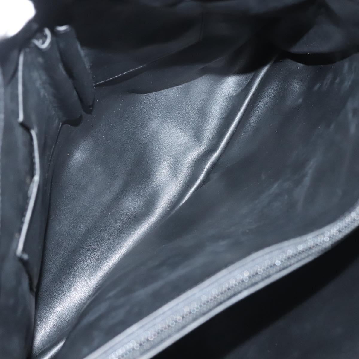 Bally Vintage Tote Bag Quilted Leather, BLACK, LEATHER, Tote bag