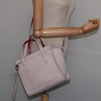 Salvatore Ferragamo Amy Tote Pebbled Leather, BEIGE, LEATHER, Handbag