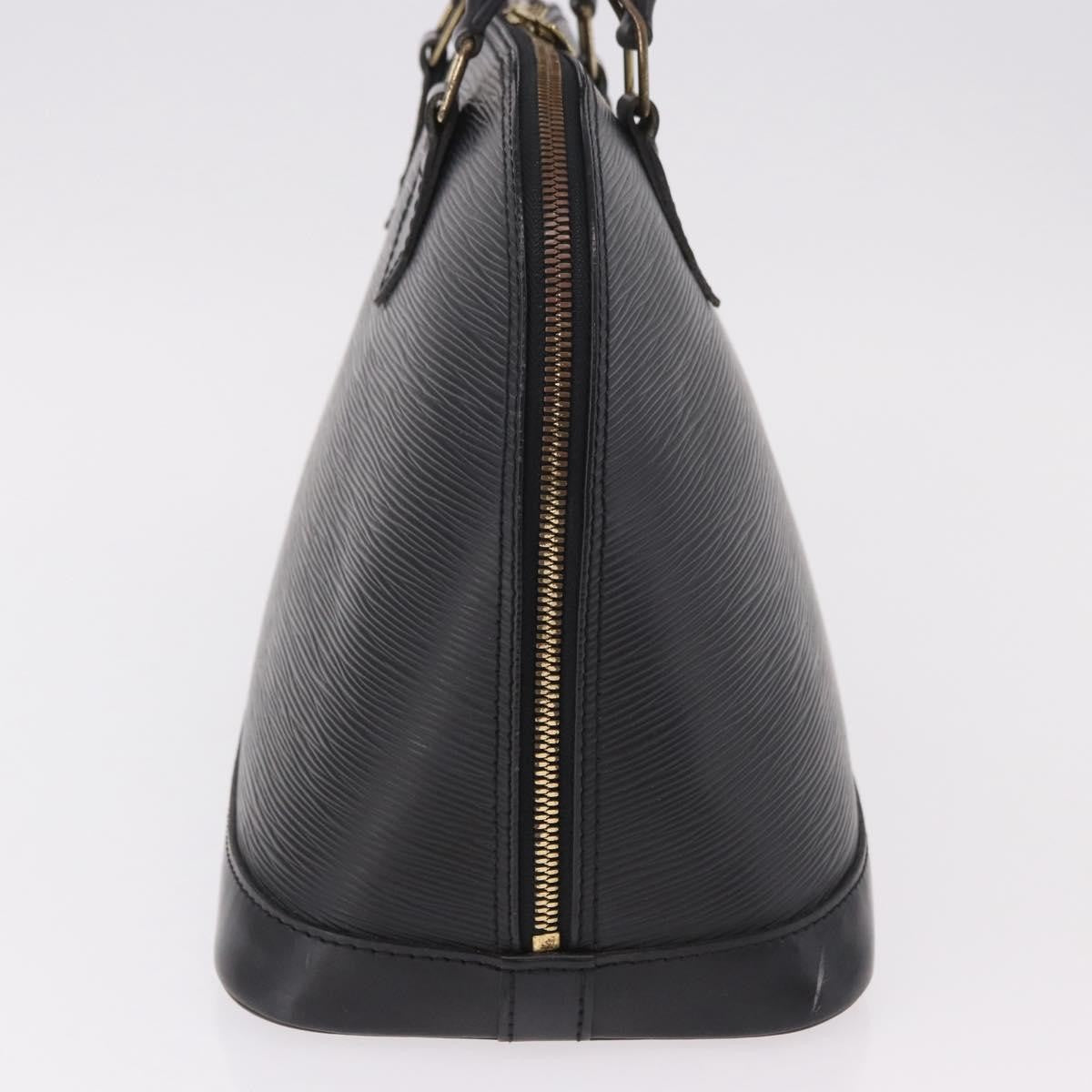 Louis Vuitton Alma Handbag Epi Leather, Black, Leather, Handbag