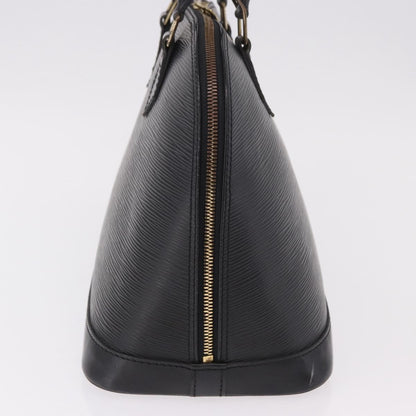 Louis Vuitton Alma Handbag Epi Leather, Black, Leather, Handbag