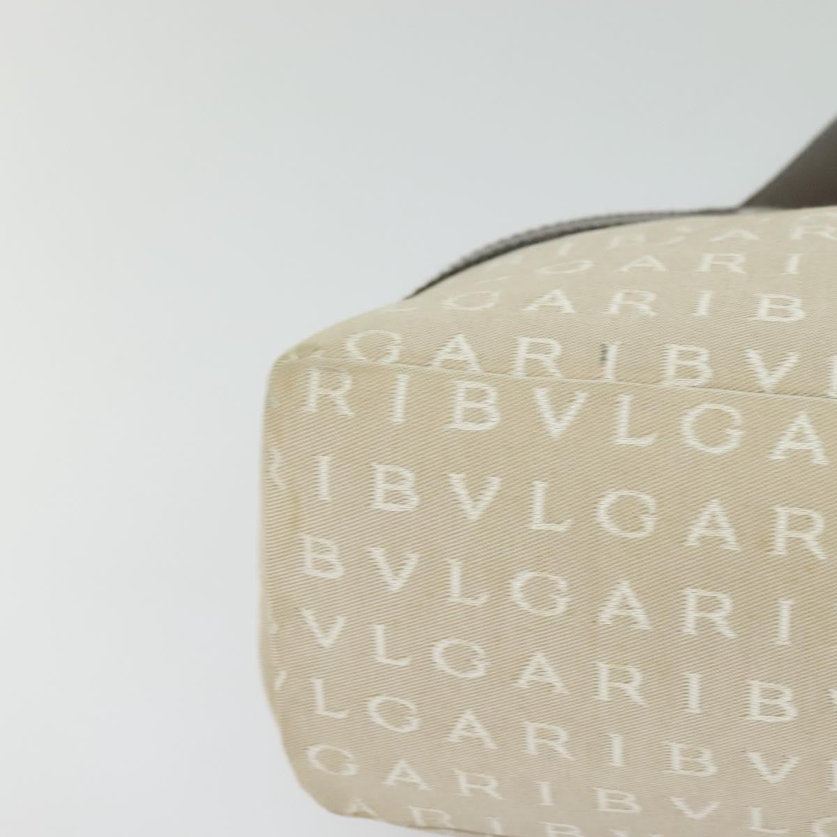 Bvlgari B.Zero1 Logomania Bag Canvas with Leather, BEIGE, CANVAS, Tote bag