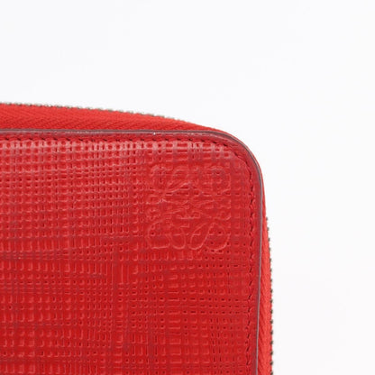Loewe Anagram Wallet Leather, RED, LEATHER, Wallets