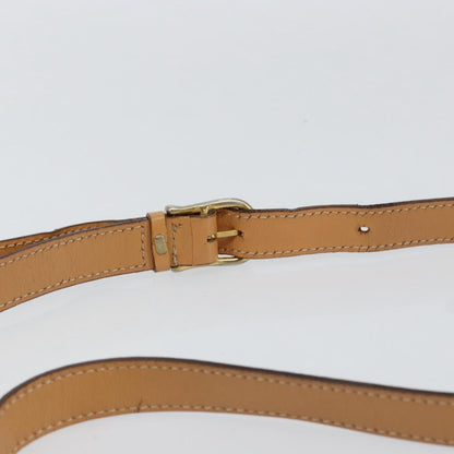 Celine Vintage Macadam Shoulder Bag Canvas and Leather, BROWN, CANVAS, Shoulder bag