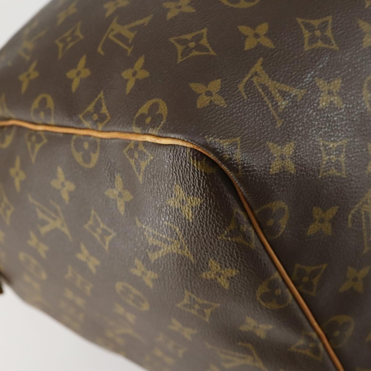 Louis Vuitton Keepall Bag Monogram Canvas, BROWN, CANVAS, Travel bag
