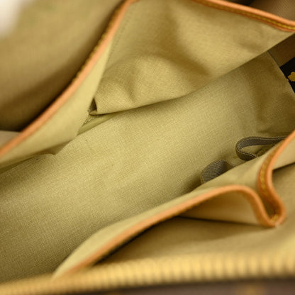 Louis Vuitton Deauville Handbag Monogram Canvas, BROWN, CANVAS, Handbag