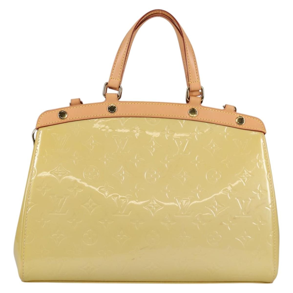 Louis Vuitton Blair Monogram vernis, YELLOW, PATENT_LEATHER, Handbag