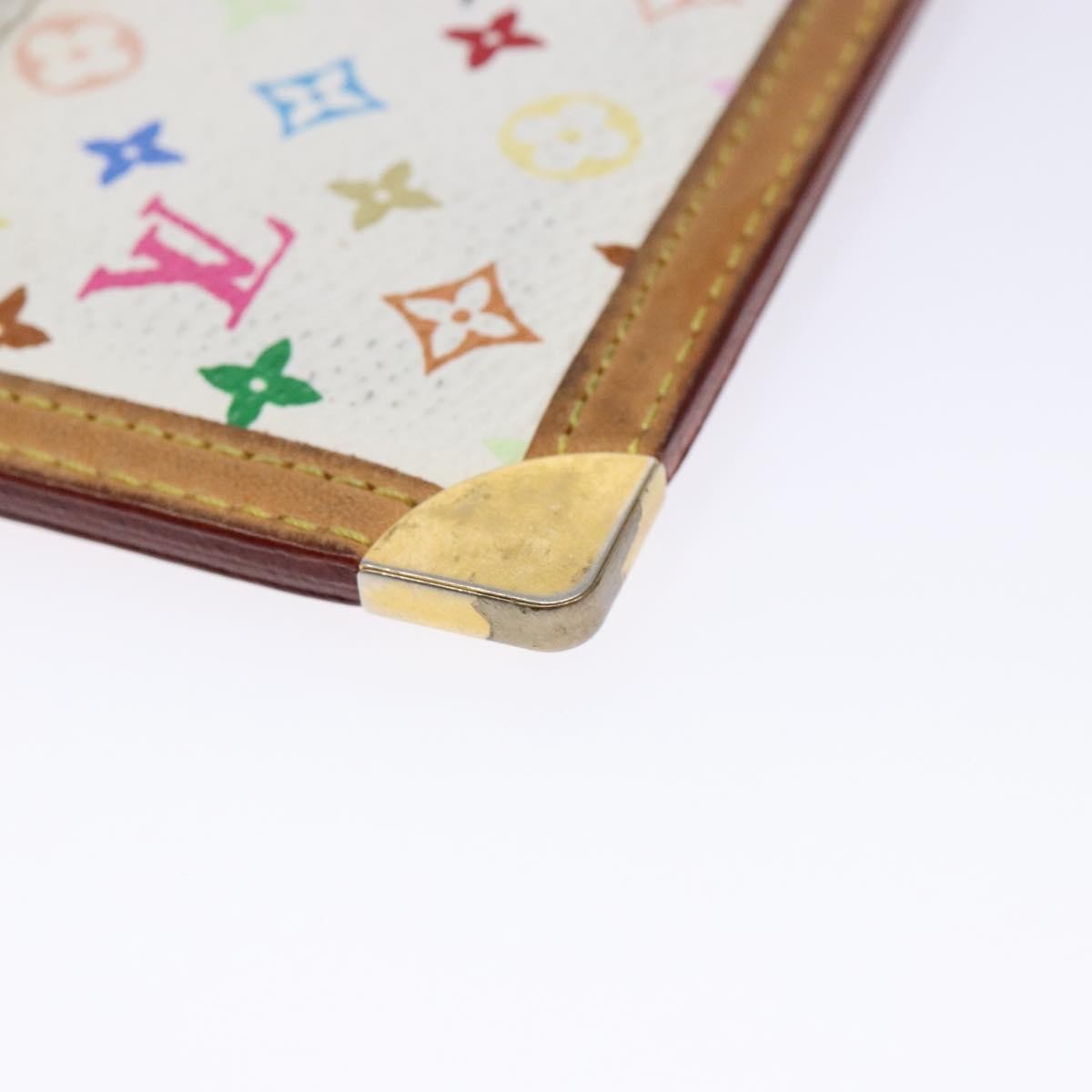 Louis Vuitton Pochette Clés Monogram Canvas, WHITE, CANVAS, Wallets