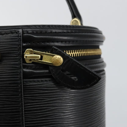 Louis Vuitton Cannes Handbag Epi Leather, BLACK, LEATHER, Handbag