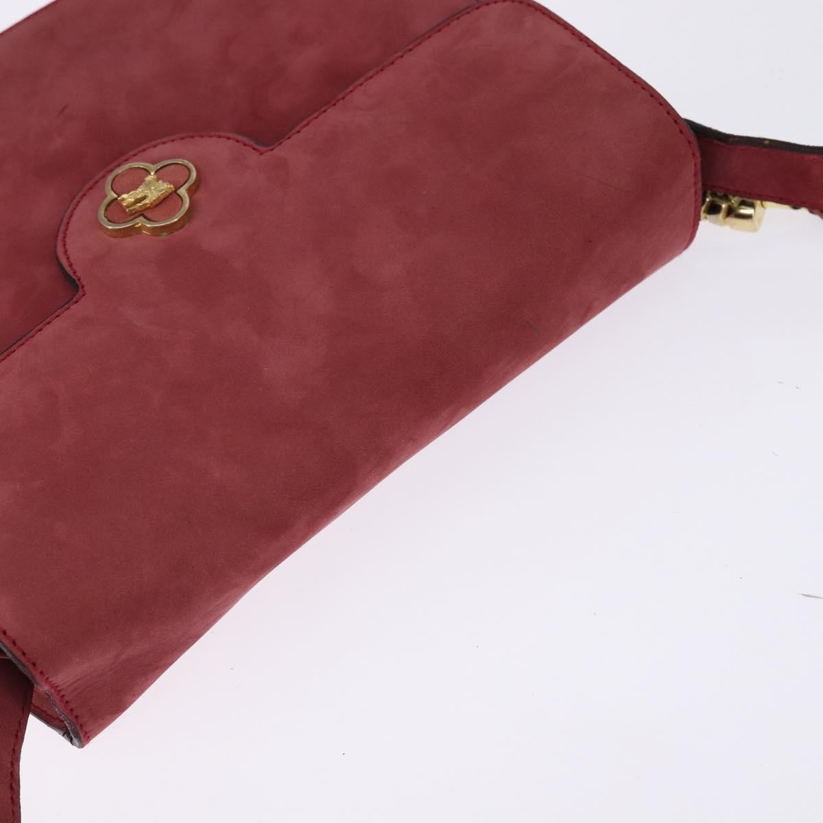 Burberry Vintage Crossbody Bag Suede, PINK, SUEDE, Shoulder bag