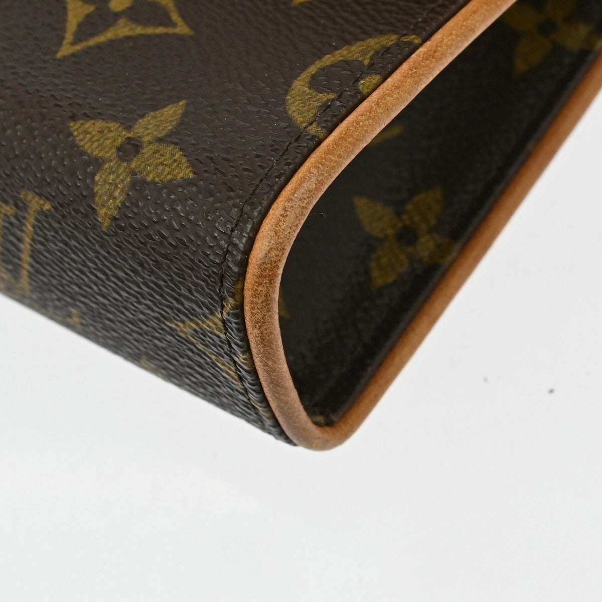 Louis Vuitton Florentine Pochette Monogram Canvas, Brown, Canvas, Clutch