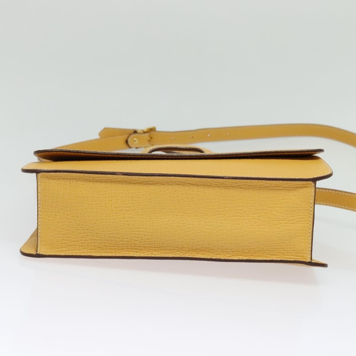 Loewe Barcelona Shoulder Bag Leather, YELLOW, LEATHER, Shoulder bag