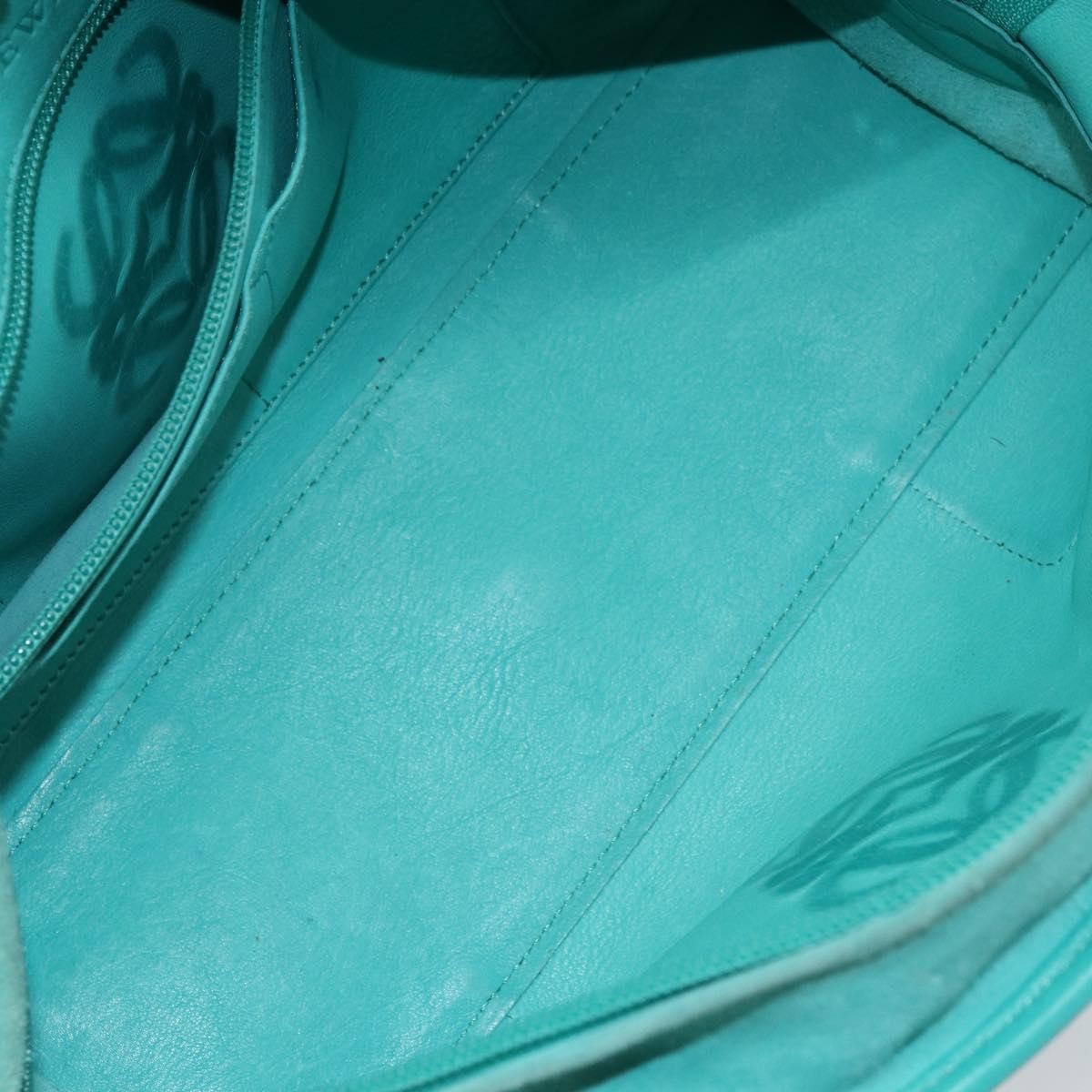 Loewe Amazona Bag Suede, TURQUOISE, SUEDE, Handbag