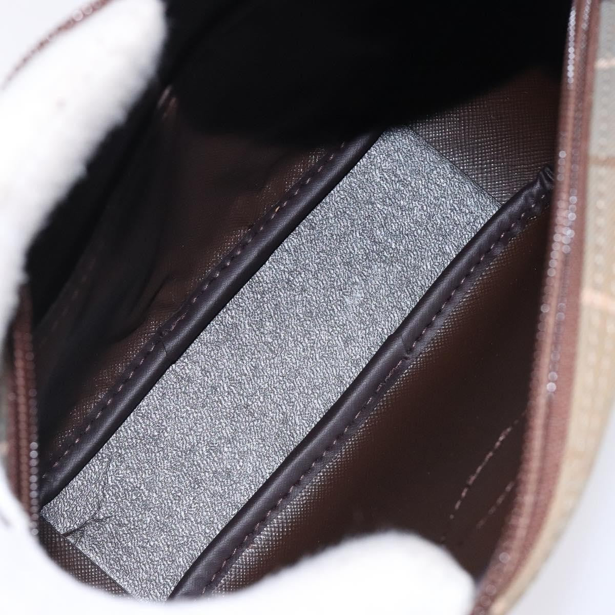 Burberry Nova check Pochette Canvas, BEIGE, CANVAS, Clutche & pouche