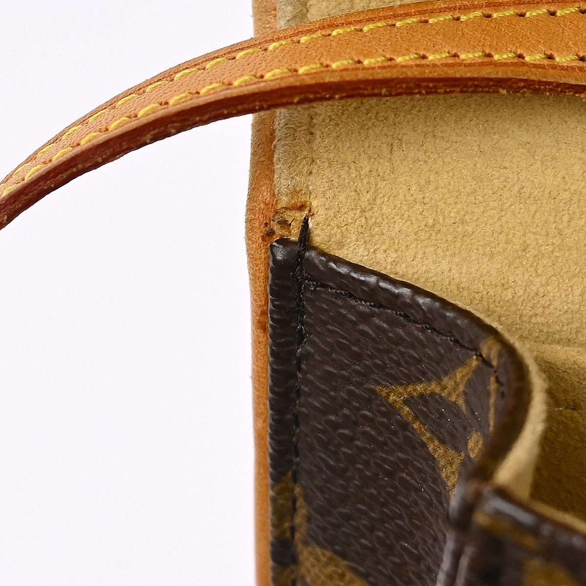 Louis Vuitton Twin Handbag Monogram Canvas, BROWN, CANVAS, Clutche & pouche