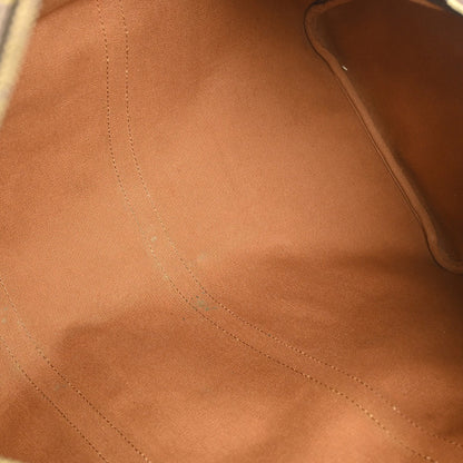 Louis Vuitton Keepall Bag Monogram Canvas, BROWN, CANVAS, Travel bag