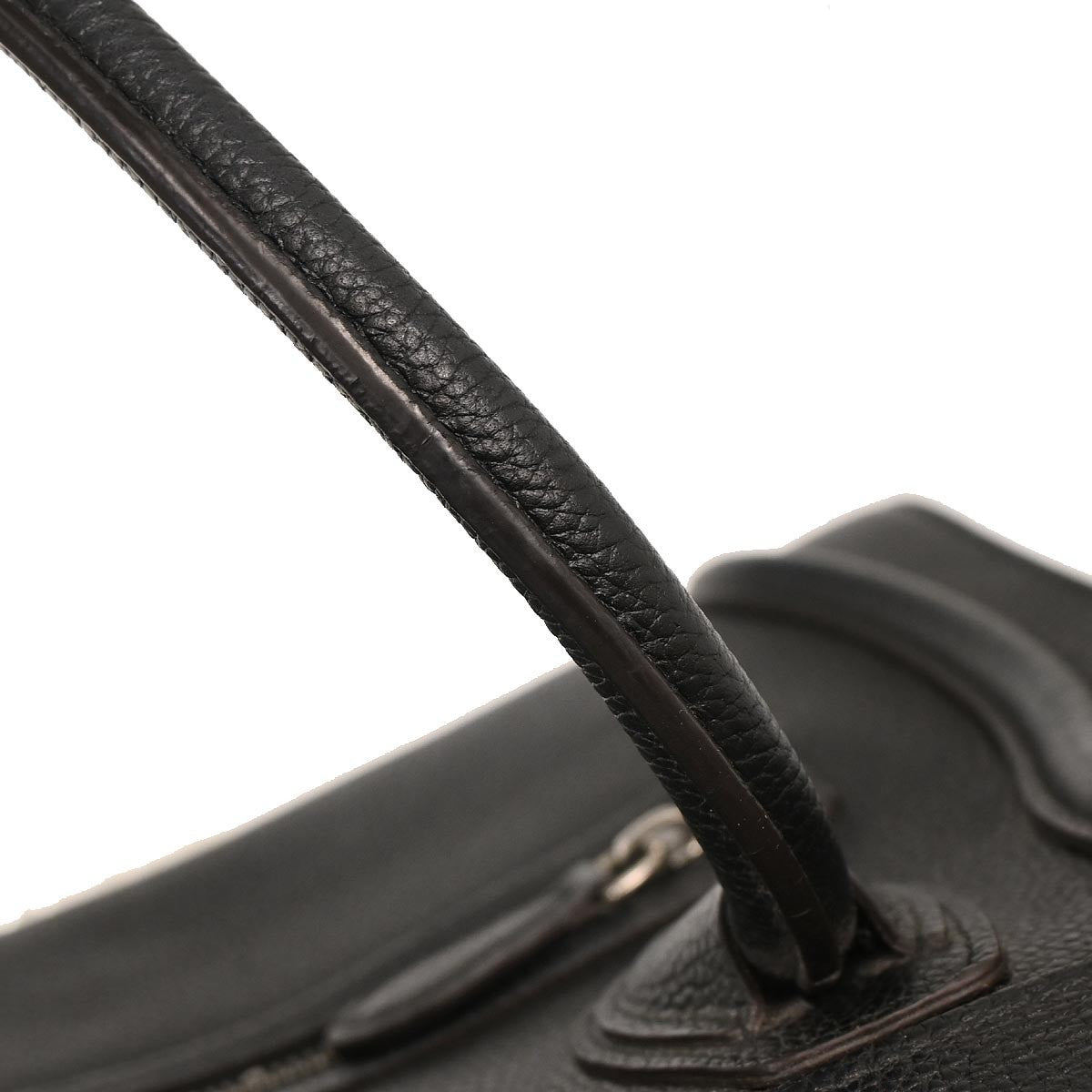 Celine Luggage Bag Smooth Leather, BLACK, LEATHER, Handbag