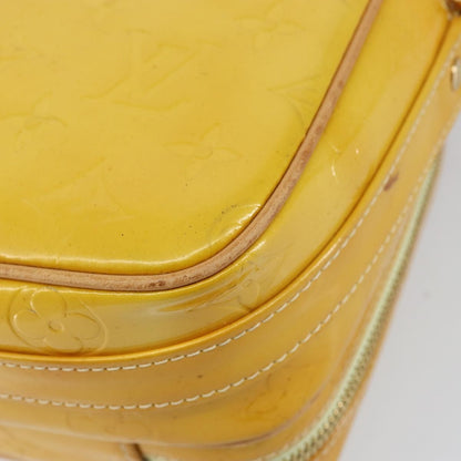 Louis Vuitton Wooster Handbag Monogram Vernis, YELLOW, PATENT_LEATHER, Shoulder bag