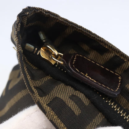 Fendi Zucca Tote bag FF motif, BROWN, CANVAS, Tote bag