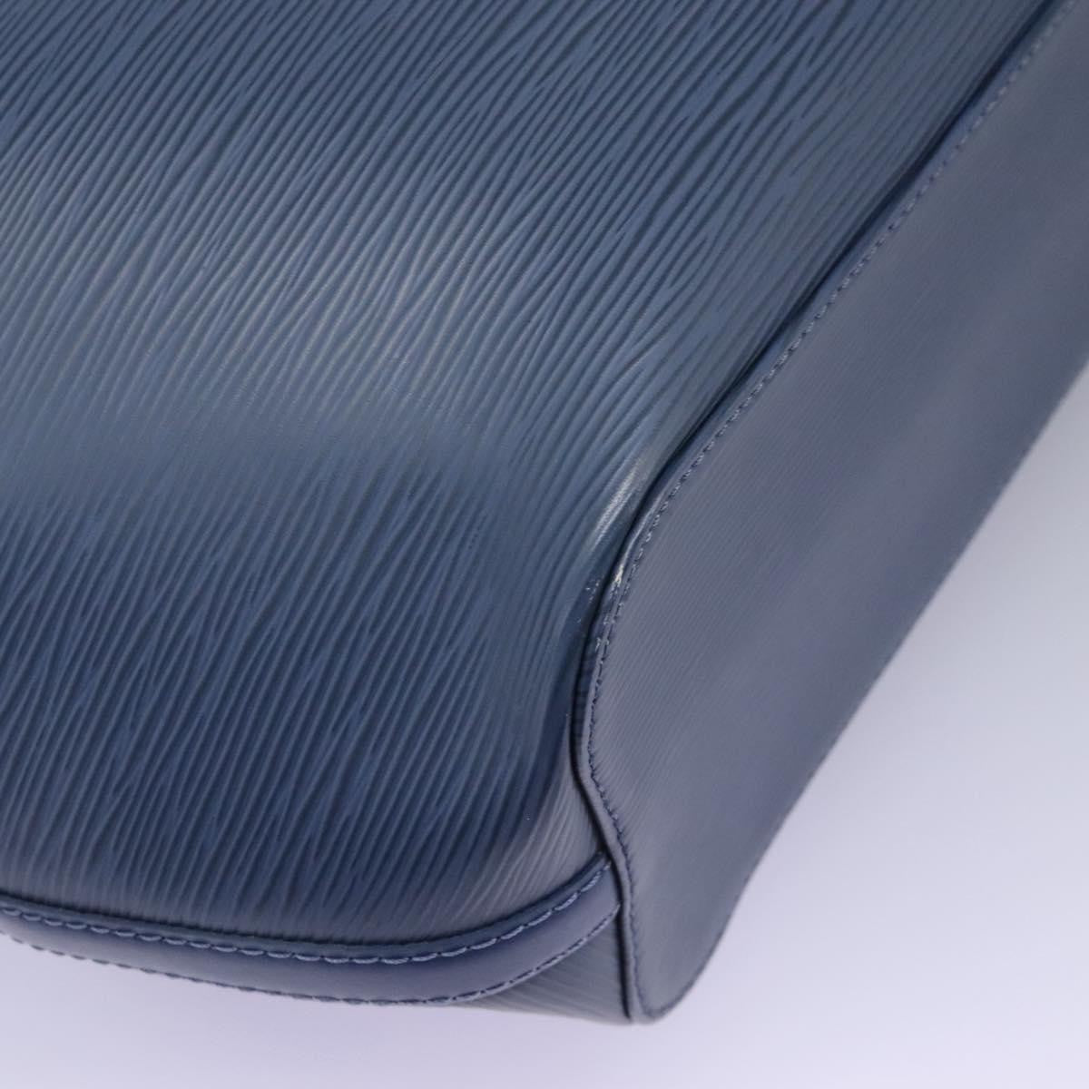 Louis Vuitton Mandara Handbag Epi Leather, BLUE, LEATHER, Shoulder bag