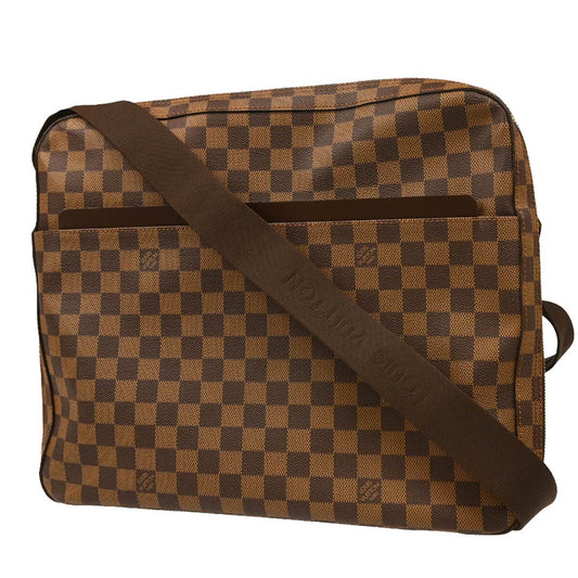 Louis Vuitton Dorsoduro Messenger Bag Damier, BROWN, CANVAS, Shoulder bag