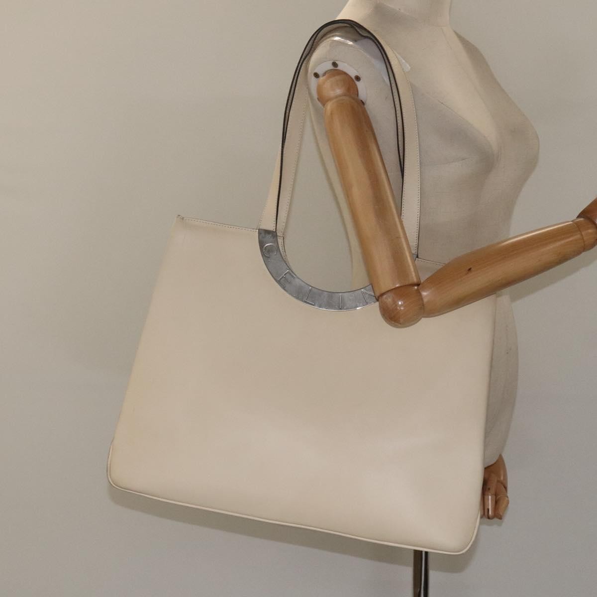 Celine Tote bag Leather, BEIGE, LEATHER, Tote bag
