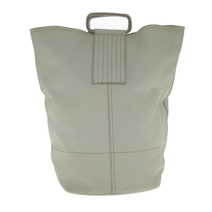 Prada Vintage Handbag Leather, WHITE, LEATHER, Handbag