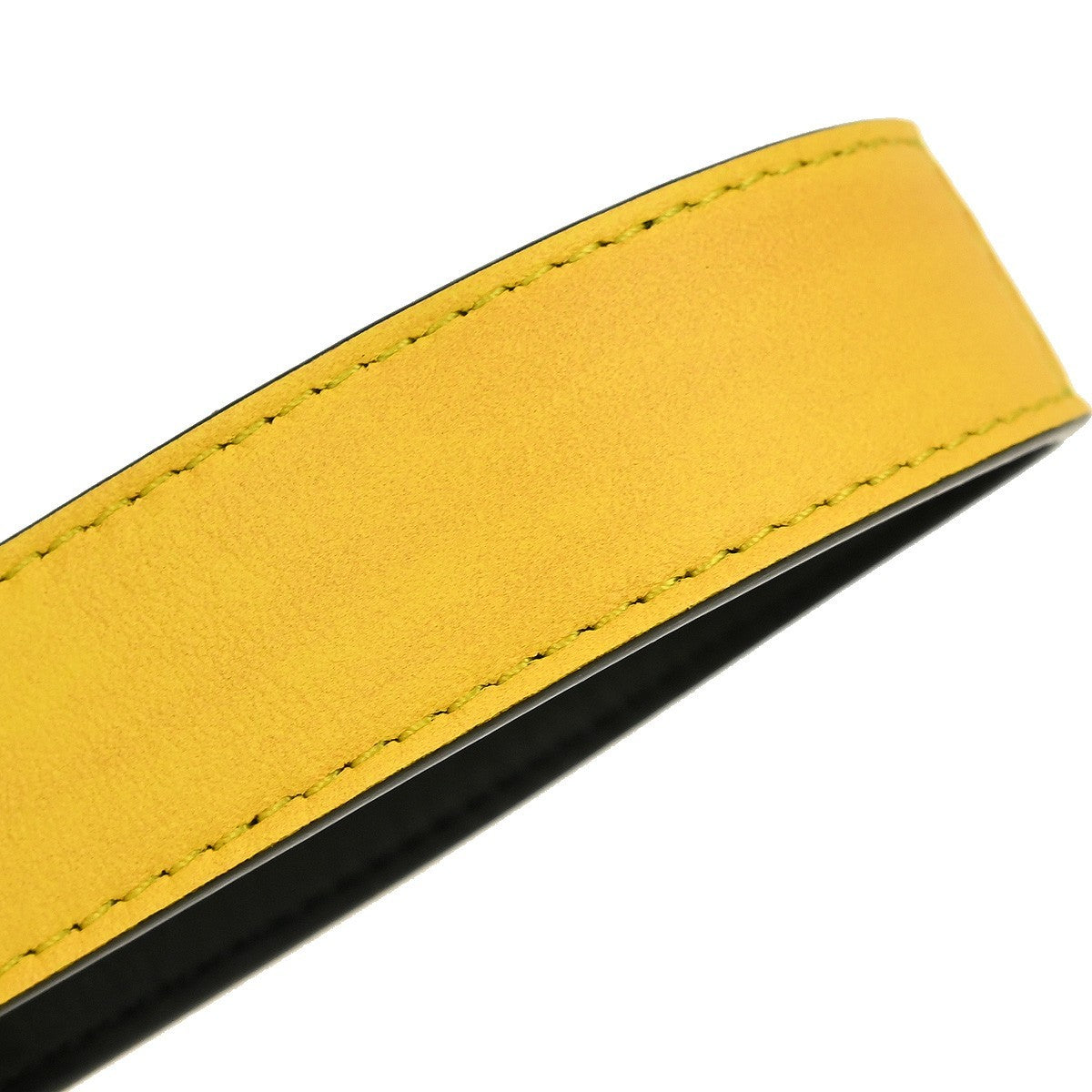 Fendi Logo Vertical Box Crossbody Bag Leather, YELLOW, LEATHER, Shoulder bag