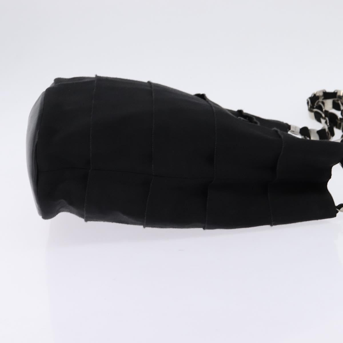 Salvatore Ferragamo Vala Shoulder Bag Canvas, BLACK, CANVAS, Shoulder bag