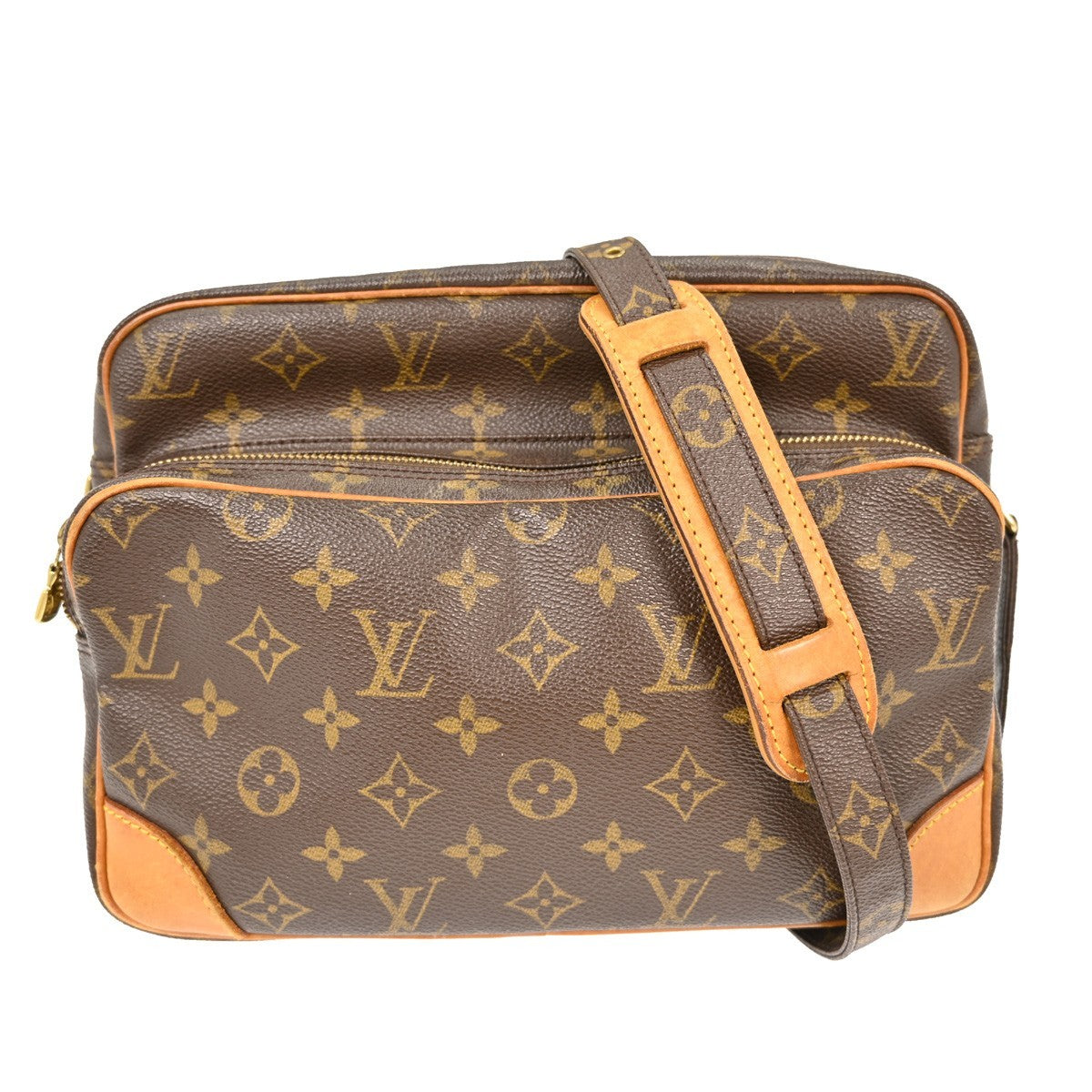 Louis Vuitton Nil Messenger Bag Monogram Canvas, BROWN, CANVAS, Shoulder bag
