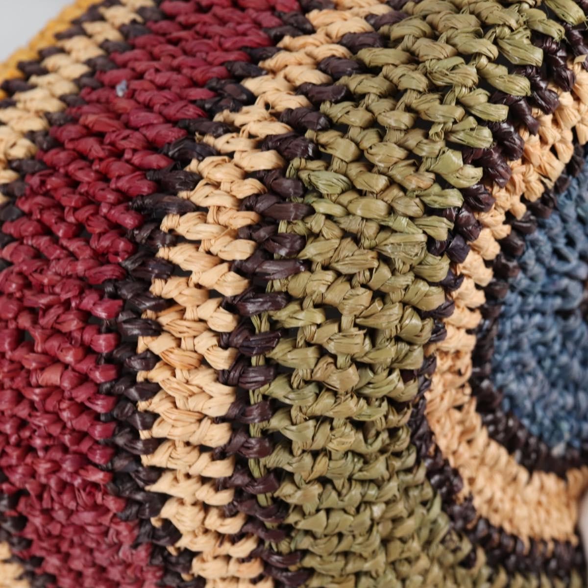 Balenciaga Panier Basket Tote Woven Raffia, MULTICOLOUR, WOOD, Tote bag