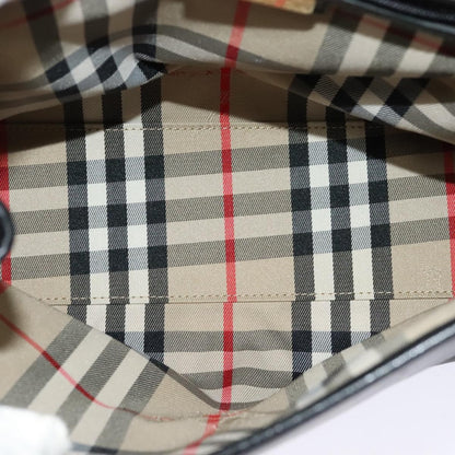 Burberry Vintage Handbag Leather, BLACK, LEATHER, Handbag