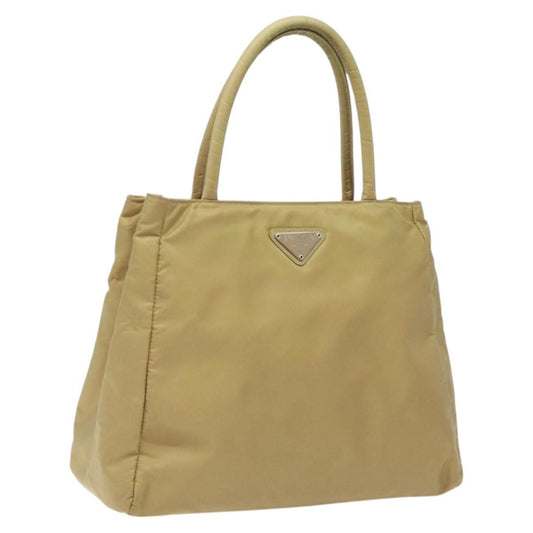 Prada Vintage Tote Tessuto, BEIGE, NYLON, Tote bag