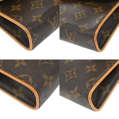 Louis Vuitton Florentine Pochette Monogram Canvas, BROWN, LEATHER, Clutche & pouche