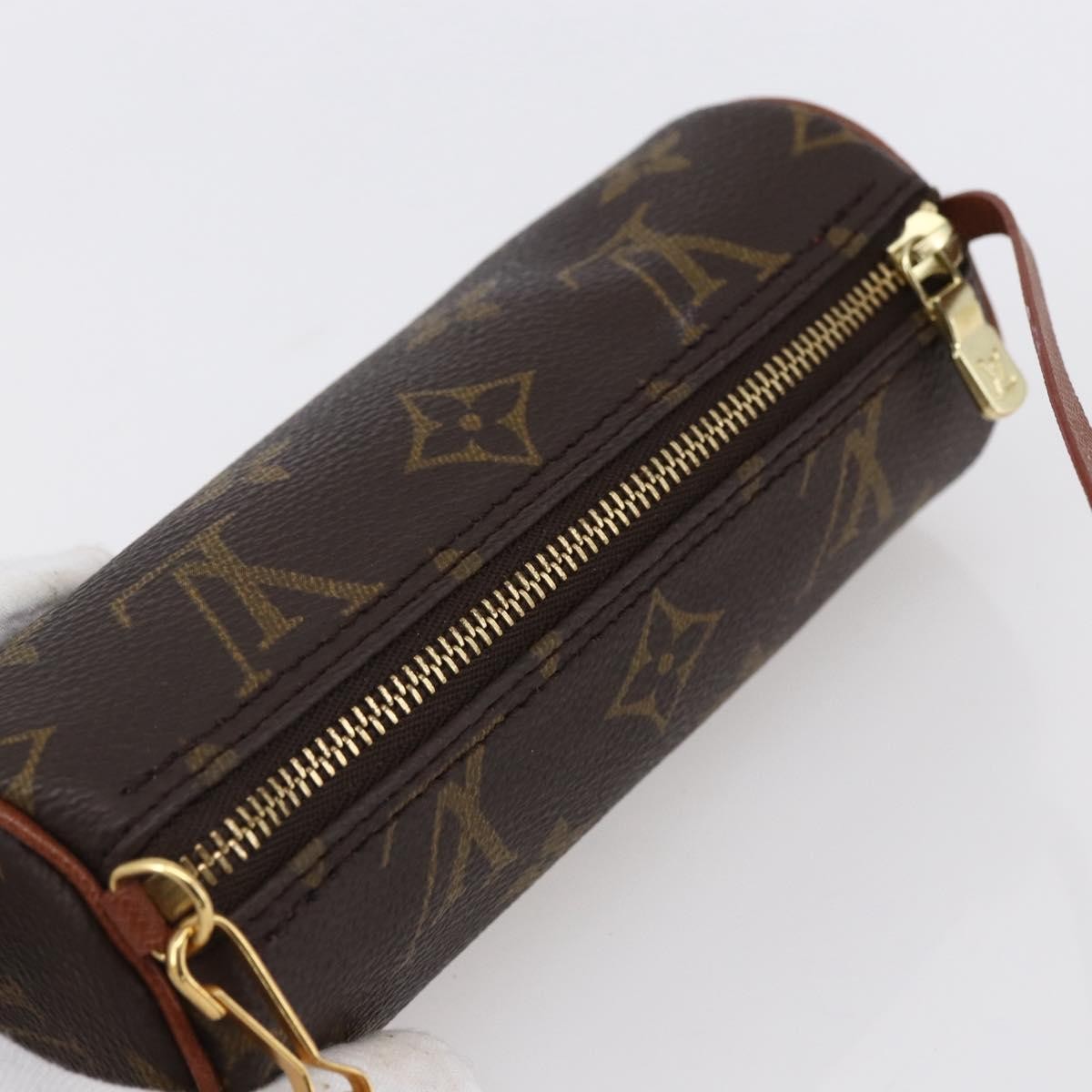 Louis Vuitton Papillon Pochette Monogram Canvas, BROWN, CANVAS, Clutche & pouche