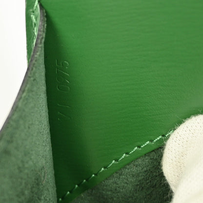 Louis Vuitton Cluny Shoulder Bag Epi Leather, GREEN, LEATHER, Shoulder bag