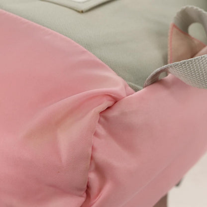 Prada Double Buckle Backpack Tessuto, Pink, Nylon, Backpack