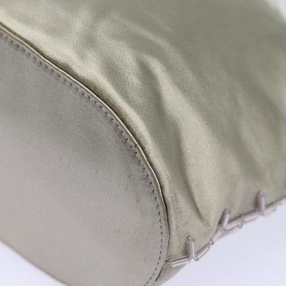 Prada Vintage Handbag Tessuto, SILVER, NYLON, Handbag