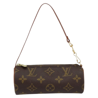 Louis Vuitton Papillon Pochette Monogram Canvas, BROWN, CANVAS, Clutche & pouche