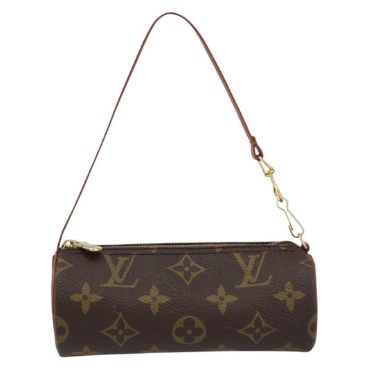 Louis Vuitton Papillon Pochette Monogram Canvas, BROWN, CANVAS, Clutche & pouche