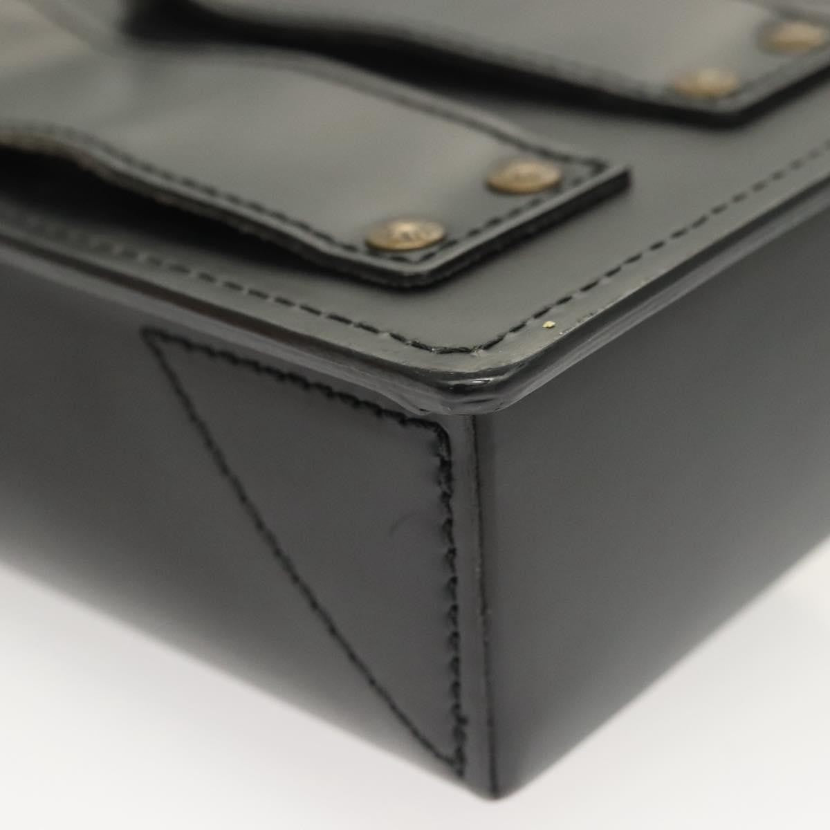 Louis Vuitton Pisteu Bum Bag Leather, BLACK, LEATHER, Shoulder bag