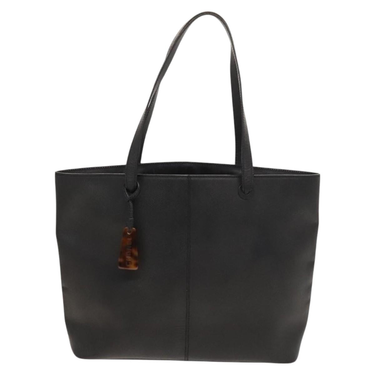 Chanel Vintage Tote Caviar, BLACK, LEATHER, Tote bag