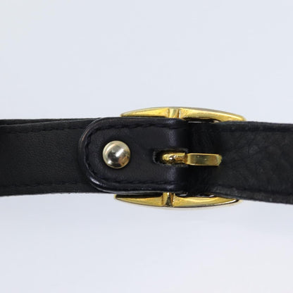 Bally Vintage Shoulder Bag Leather, Black, Leather, Shoulder Bag