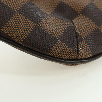 Louis Vuitton Manosque Pochette Damier, Brown, Canvas, Clutch